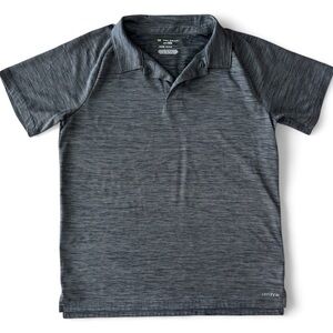 Gray Kids Polo Shirt